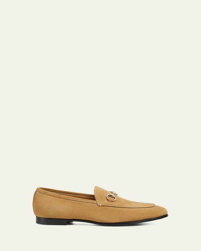 Jordaan Horsebit Suede Loafers